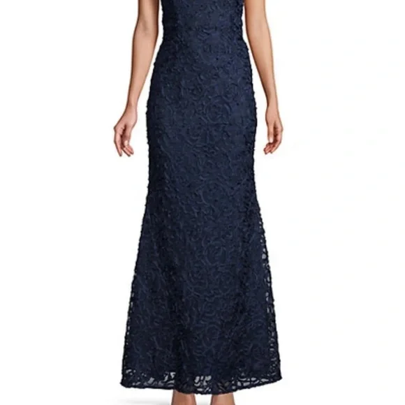 JS Collections Soutache Mermaid Gown NWT - Picture 4 of 12